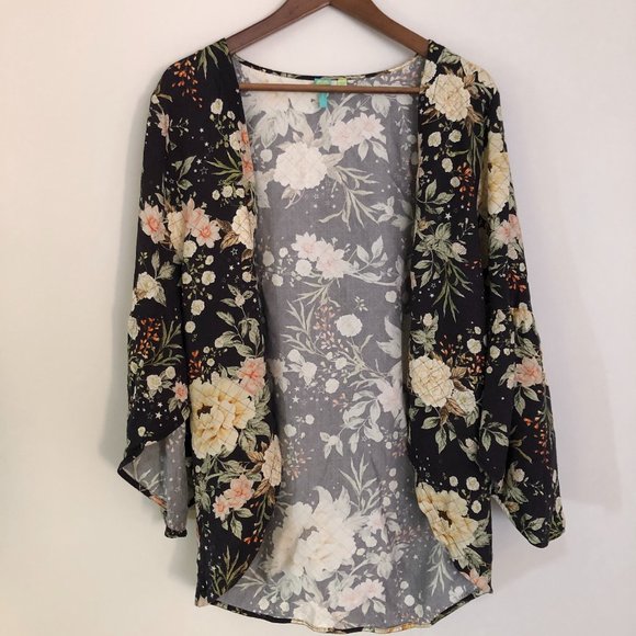 Anthropologie - Draped Floral Coverup - Picture 1 of 2